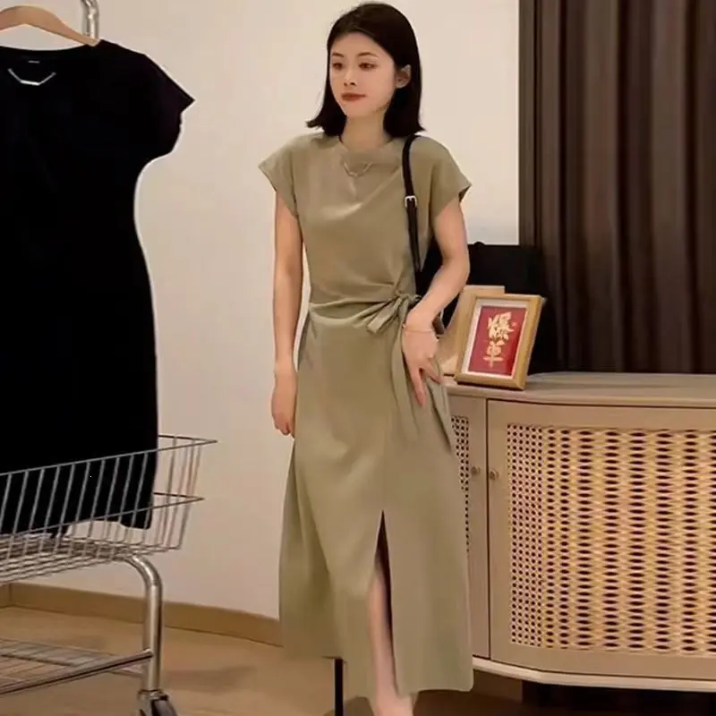فستان نسائي صيفي طويل بتصميم هيبورن - صورة 4