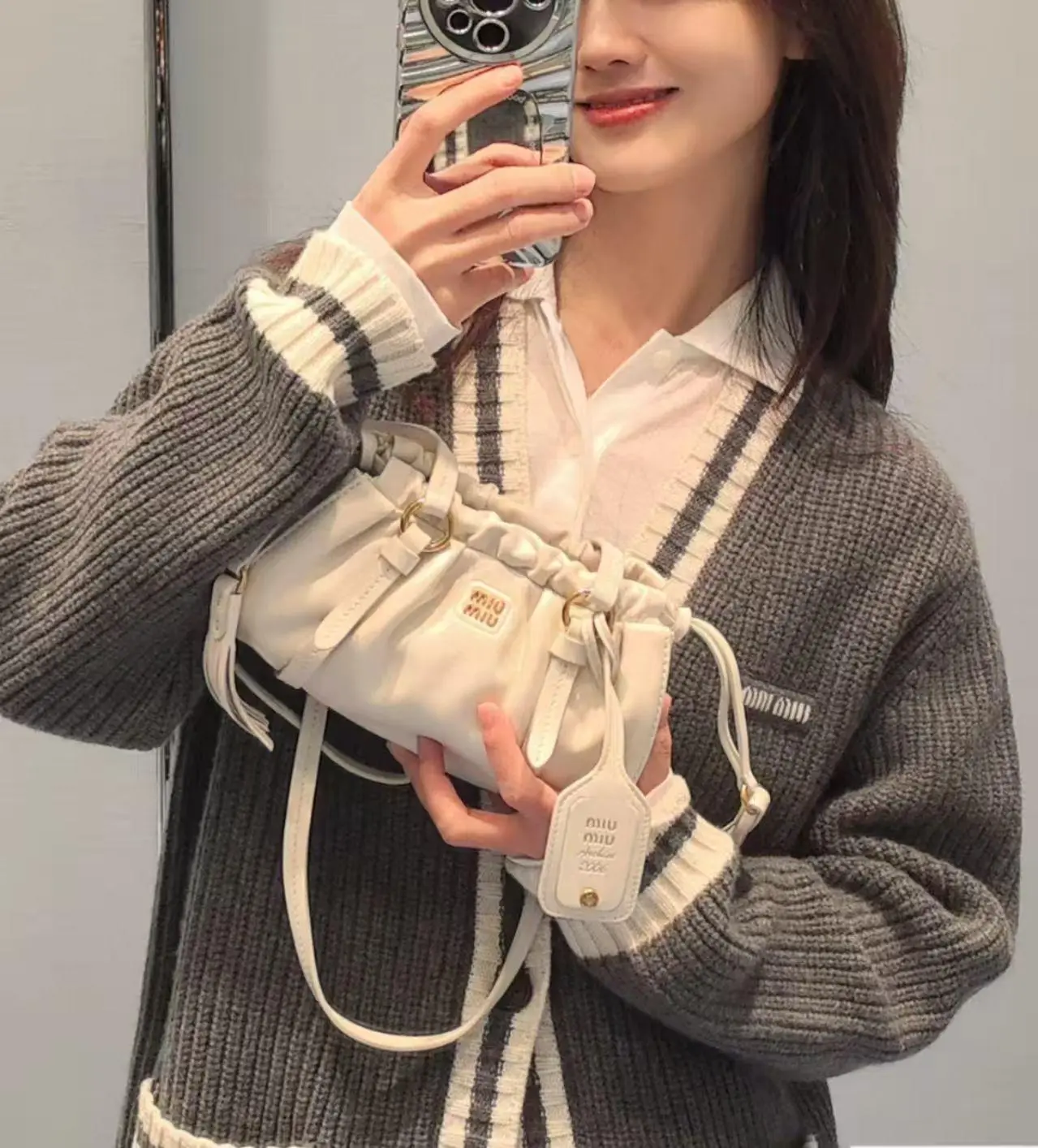 حقائب MIUMIU10.5سم*21سم*9.5سمMUB072 - صورة 3