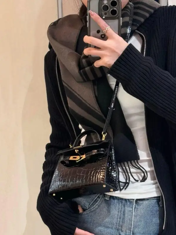 شنط هيرميس 20*12*6 سم HB059 - صورة 4