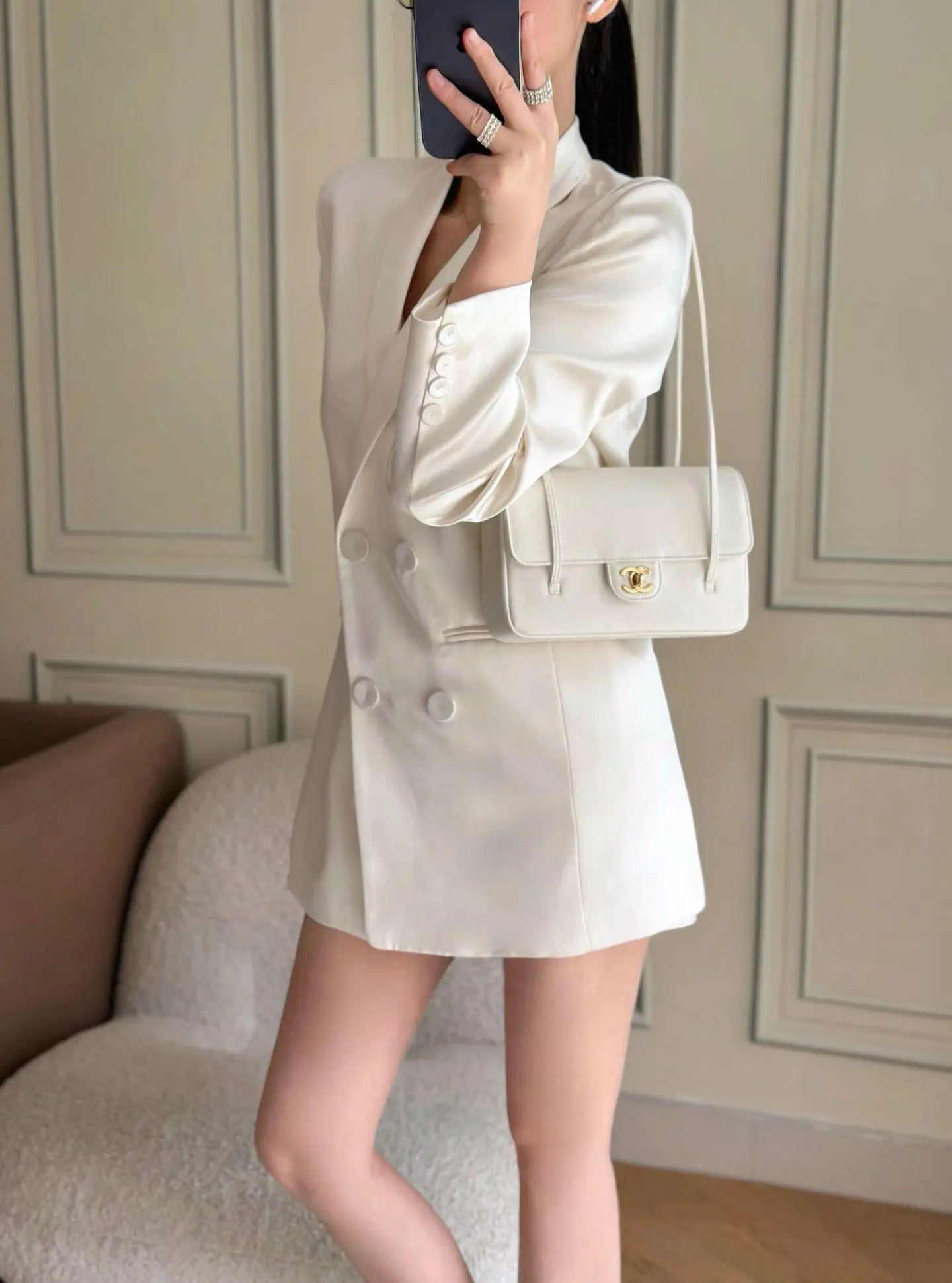 حقيبة شانيل 15*22*7 سم CNB502 - صورة 3