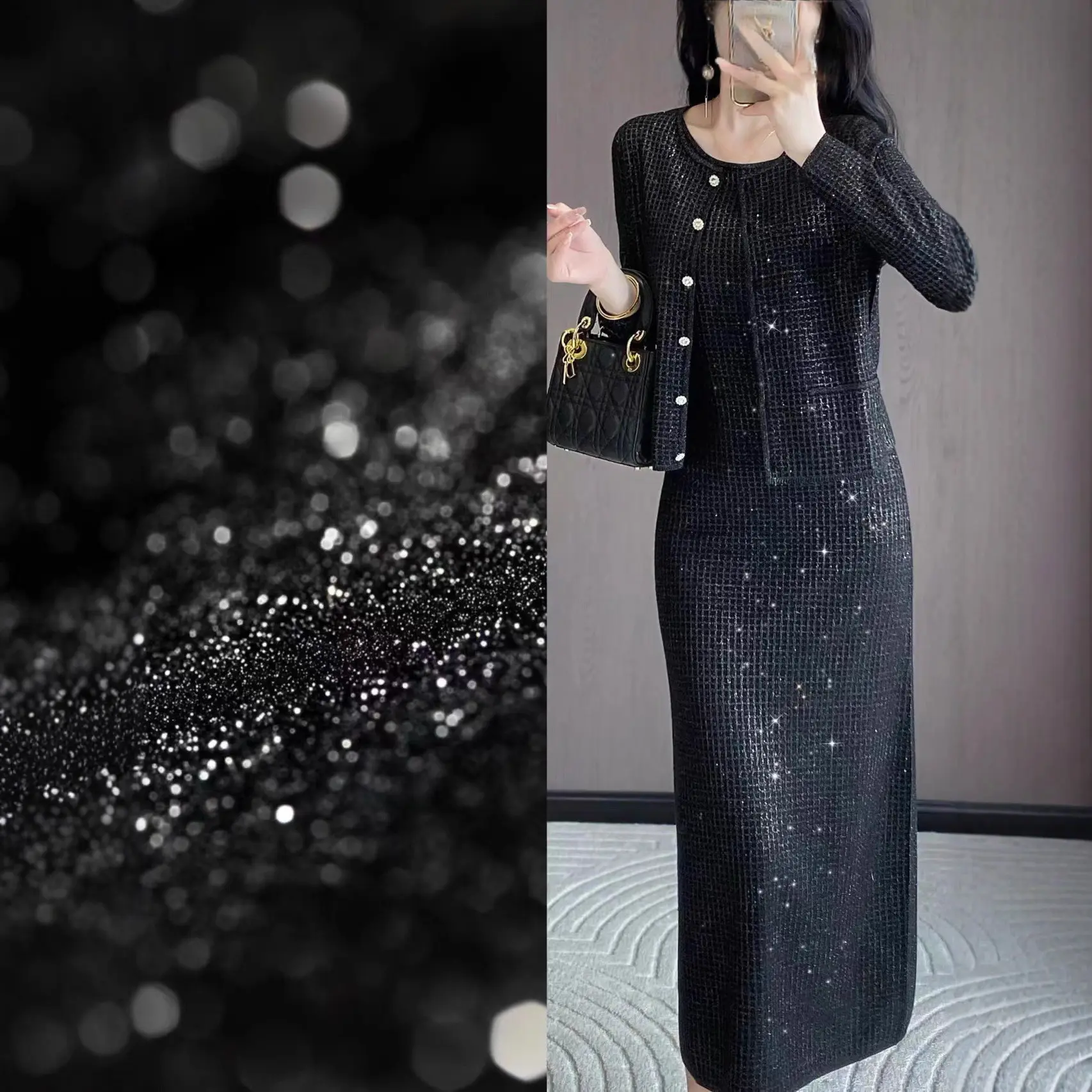 طقم بأسلوب شانيل - صورة 5