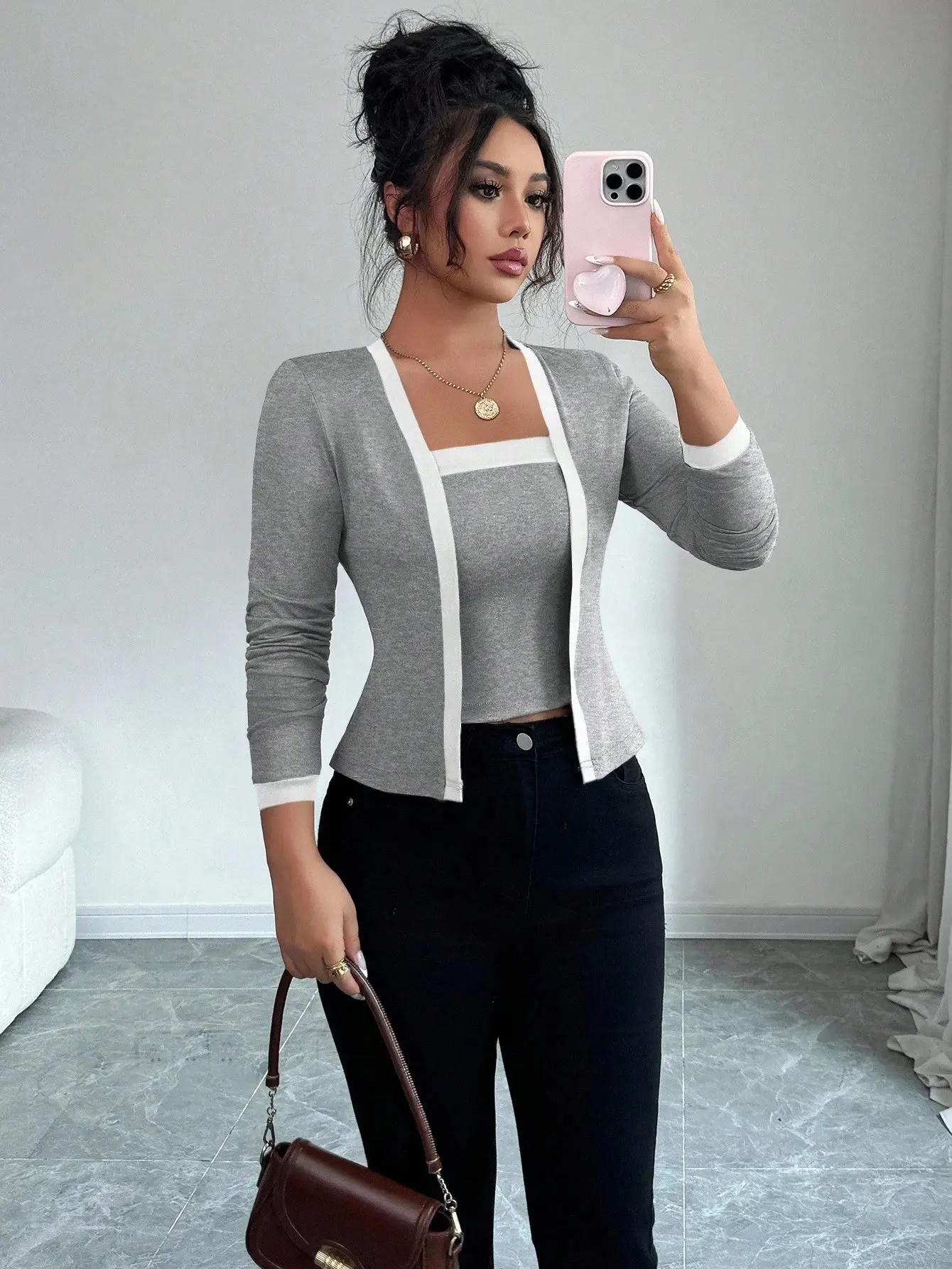 طقم كاجوال محبوك - صورة 2