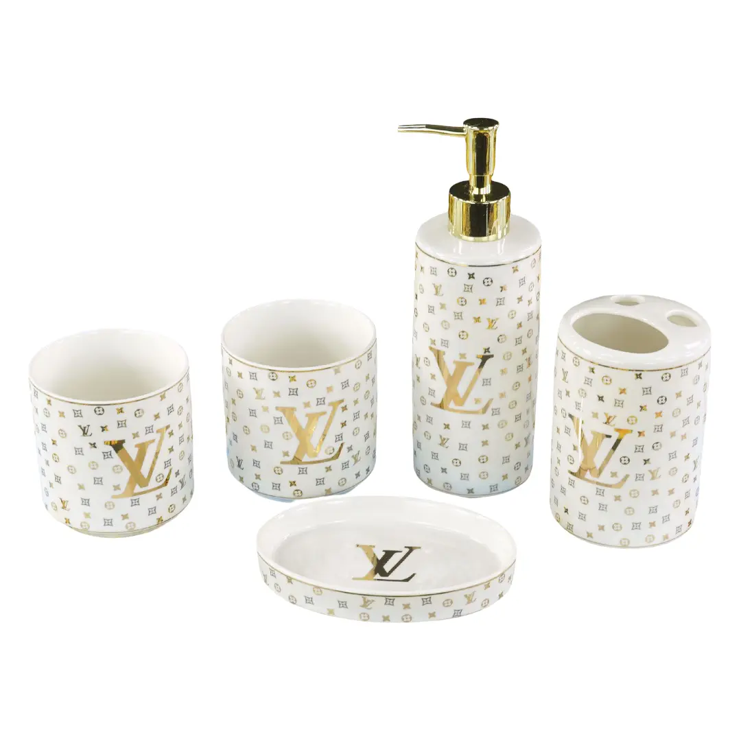 طقم إكسسوارات حمام LV 5 قطع TB102