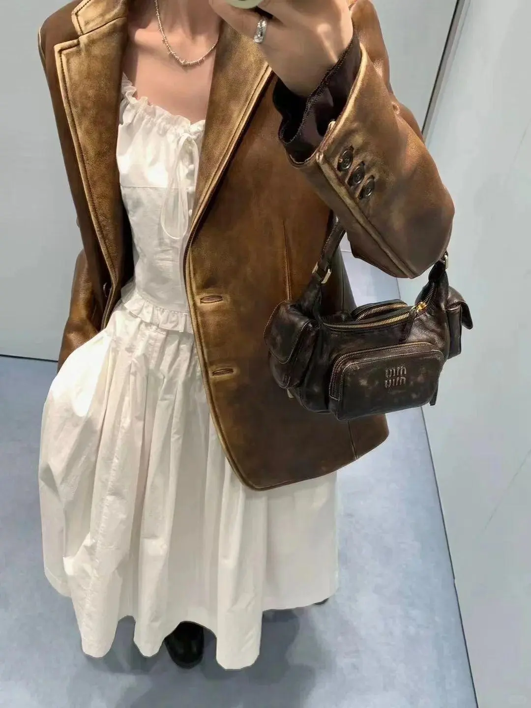 حقائب MIUMIU12سم*21سم*6سمMUB081 - صورة 3