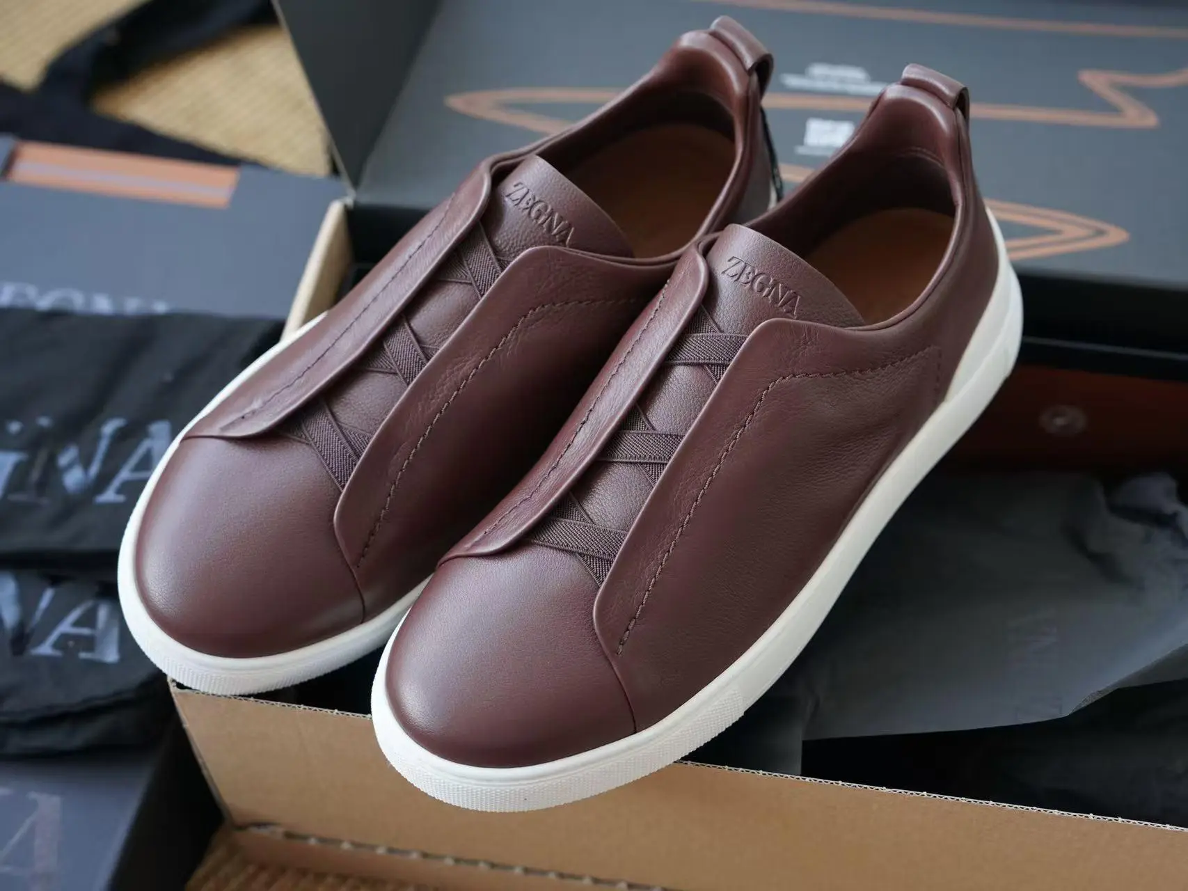 حذاء رجالي ZEGNA عالي الجودة NK3096 - صورة 2