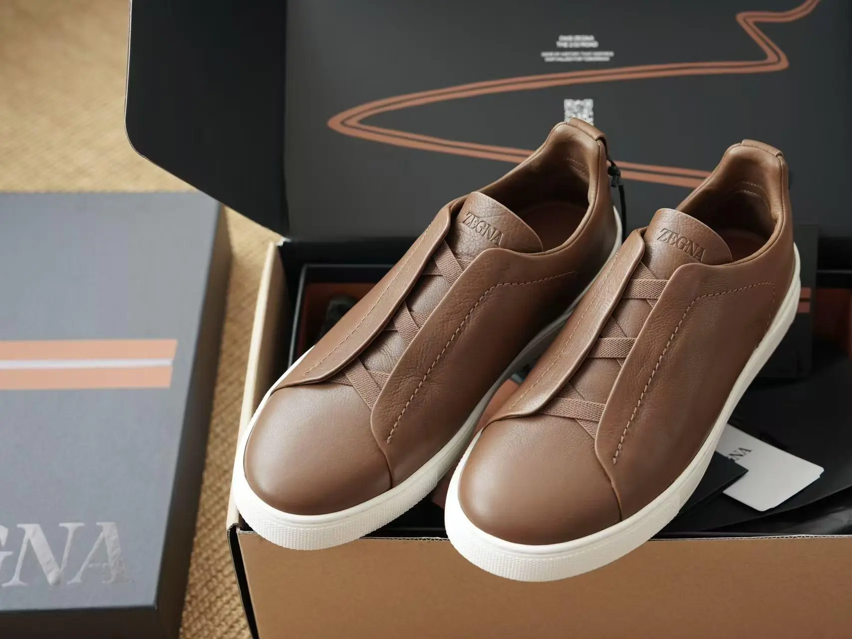 حذاء رجالي ZEGNA عالي الجودة NK3098 - صورة 2