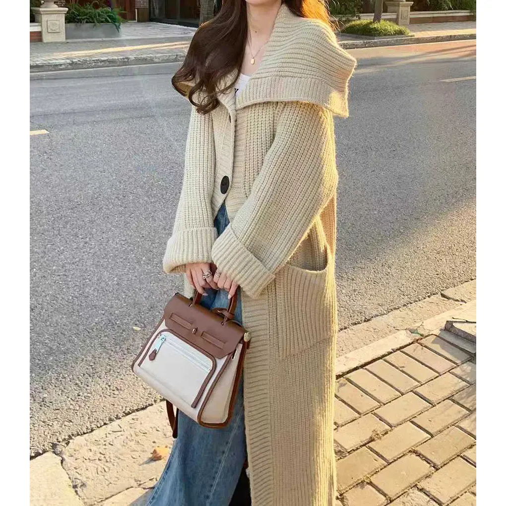 كارديغان كنزة طويل - صورة 3